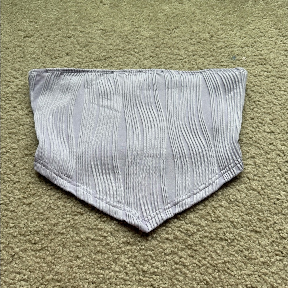 Shein light purple bandeau top